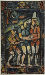 Rouault Tapestry Le Clown Blesse 1935