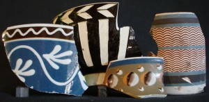 Burslem dipped ware sherds, ca. 1795–1835