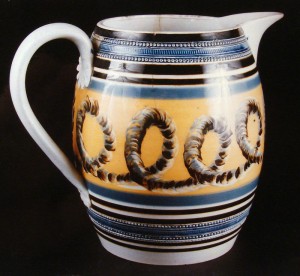 Large English cider jug, ca 1830
