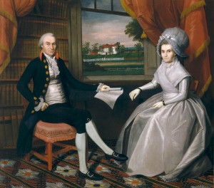Oliver Ellsworth and Abigail Wolcott Ellsworth by Ralph Earl