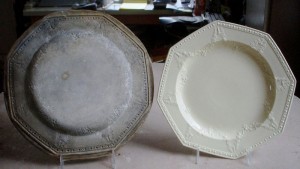 Spode octagonal plate mold