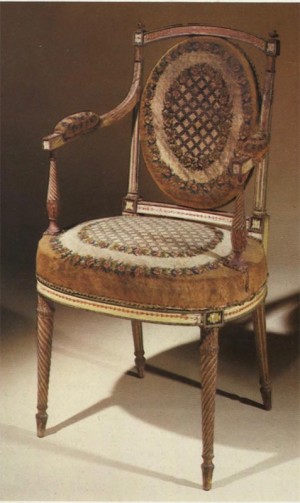 Armchair, maker unknown, London, c. 1794