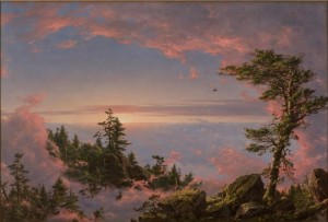 Frederick Church, Above the Clouds at Sunrise, 1849, Private Collection