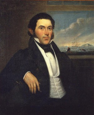“Portrait of Captain Mercator Cooper,” circa 1835 by Hubbard Fordham