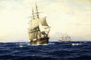 “South Sea Whaling,” circa 1895–1900 by William Edward Norton