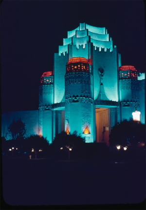 The “Magic City” at night