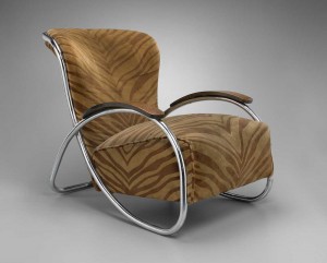 LC-52-A lounge chair designed by Kem Weber for the Lloyd Manufacturing Company