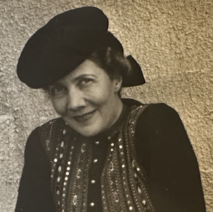 Liebes on the job as Director of the Decorative Arts Pavilion