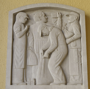 David Slivka, Relief Sculpture at the Berkeley Main Post Office