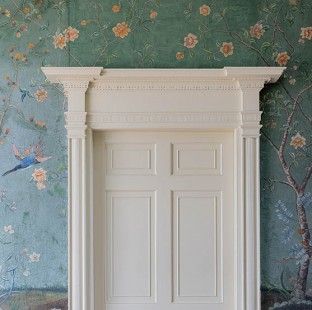 Long Hill Door and Wallpaper